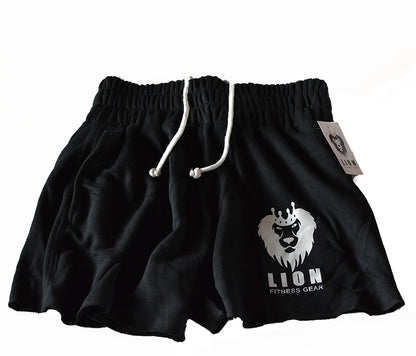 Lion Fitness Gear Training Shorts - Black