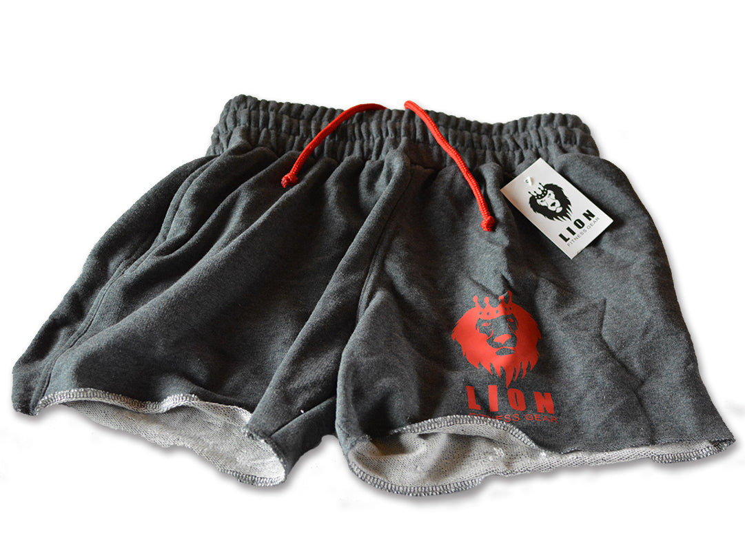 Lion Fitness Gear Training Shorts - Grey