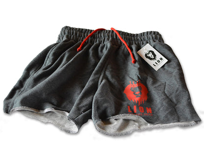 Lion Fitness Gear Training Shorts - Grey