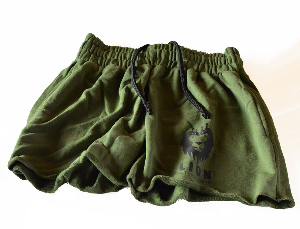 Lion Fitness Gear Training Shorts - Green