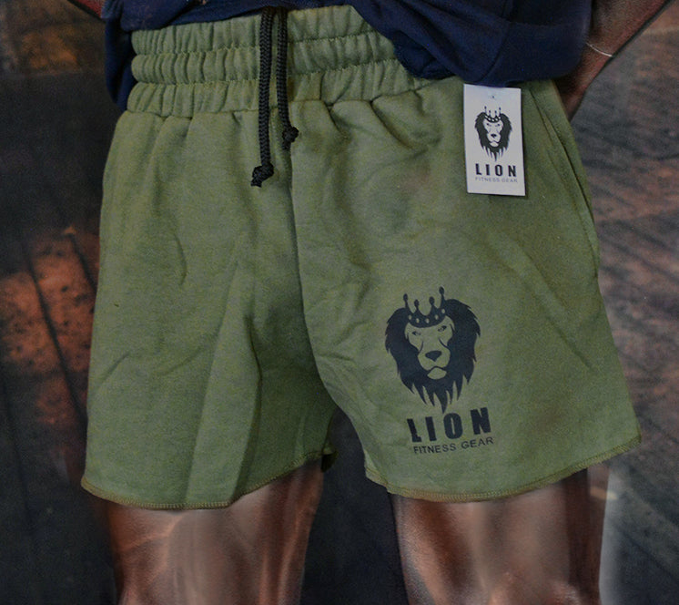 Lion Fitness Gear Training Shorts - Green