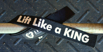 Lion Fitness Gear Lifting Straps - Black