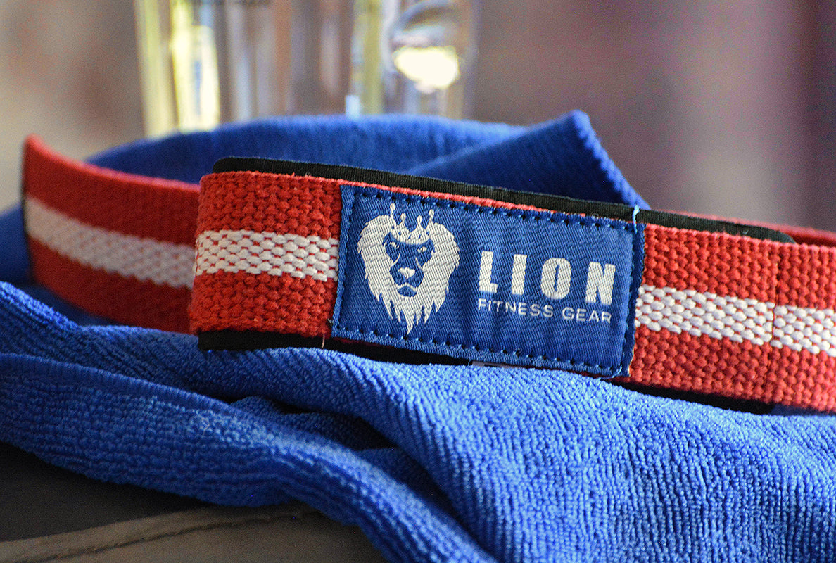 Lion Fitness Gear Lifting Straps - American Flag