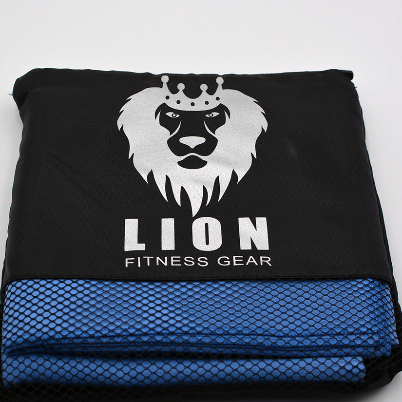 Lion Fitness Gear Towel - Blue