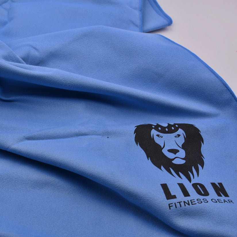 Lion Fitness Gear Towel - Blue