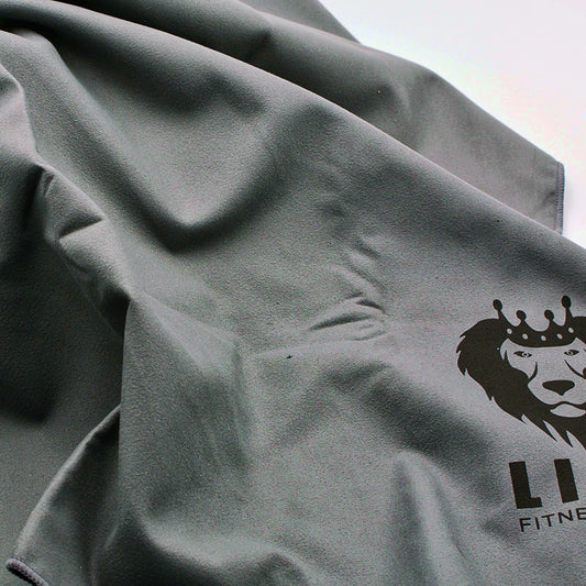 Lion Fitness Gear Towel - Grey