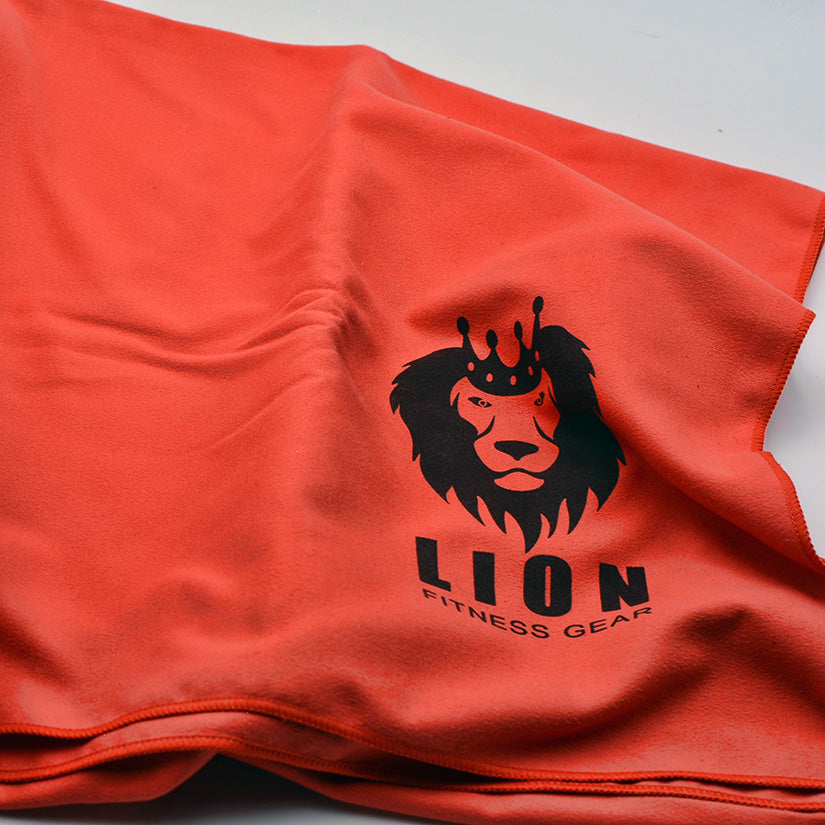 Lion Fitness Gear Towel - Red
