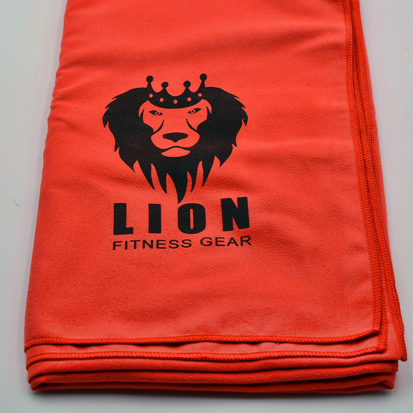 Lion Fitness Gear Towel - Red