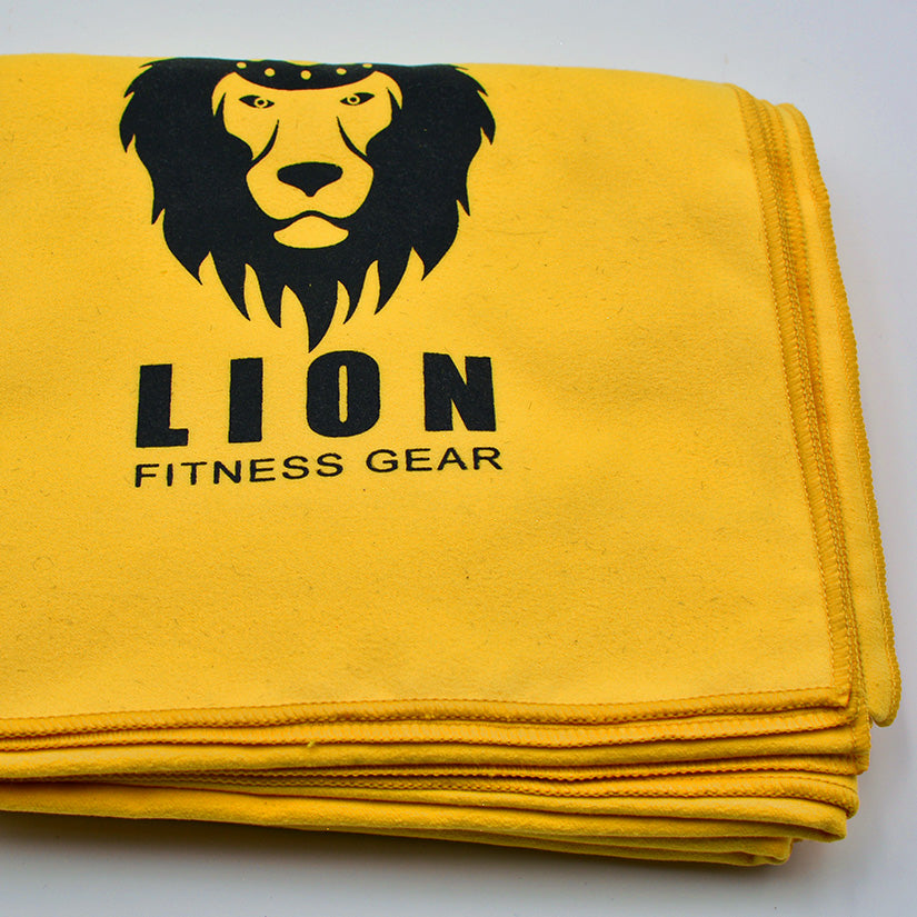 Lion Fitness Gear Towel - Yellow