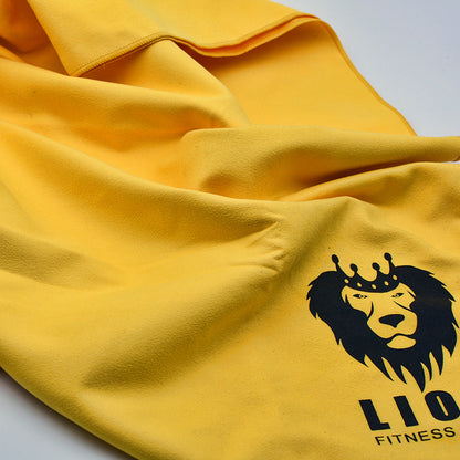 Lion Fitness Gear Towel - Yellow